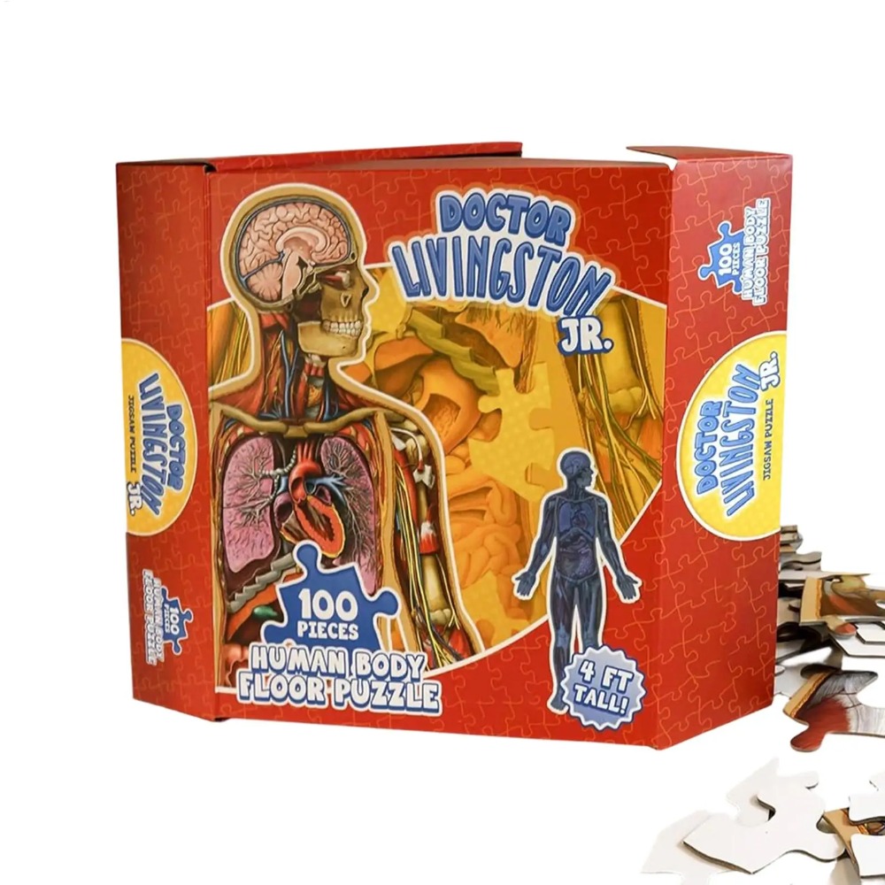 Human Body Puzzle - Puzzle d'anatomie humaine de 100 pièces,