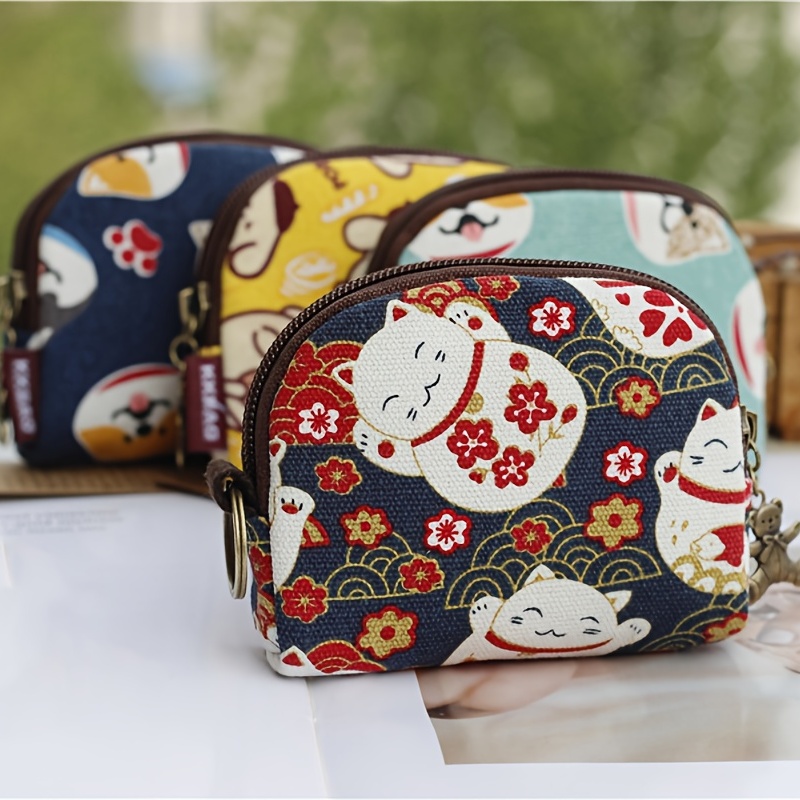 Kids Education Money - Porte-clés en toile imprimé de dessins