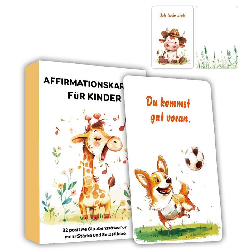 Kids Education Quotes - Cartes d'empowering pour enfants, 32 cartes