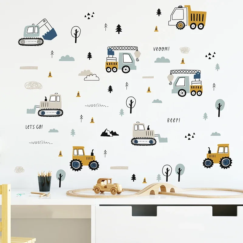 Kids Education Quotes - Autocollants muraux de camion de chargement