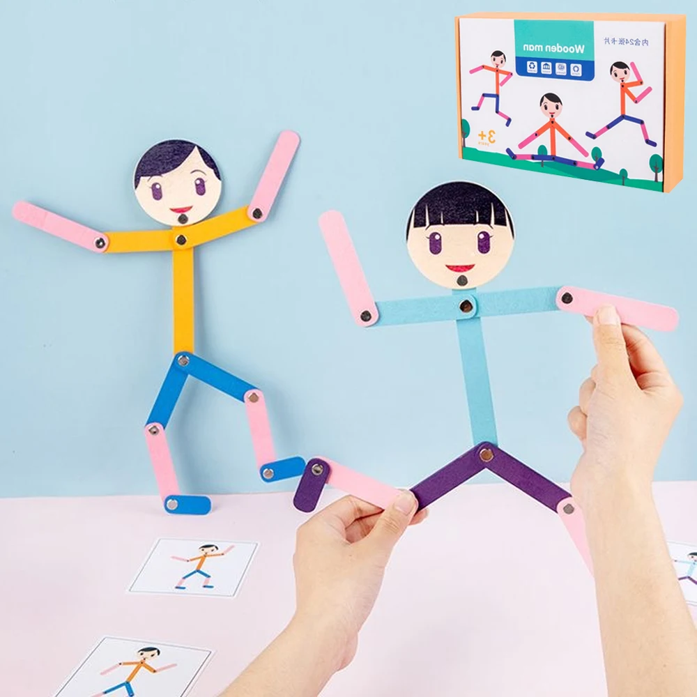 Human Body Puzzle - Sport en bois homme matériel bricolage