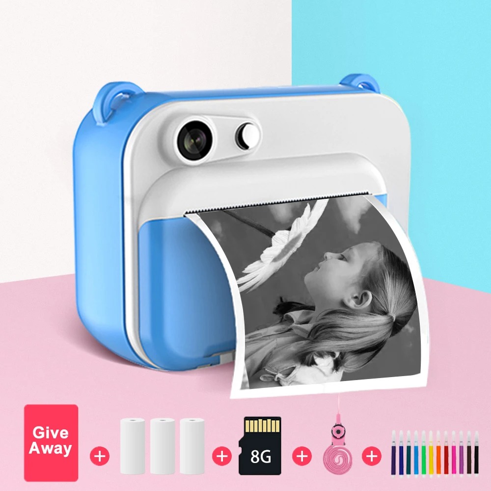 Kids Education News - Appareil photo pour enfants avec impression