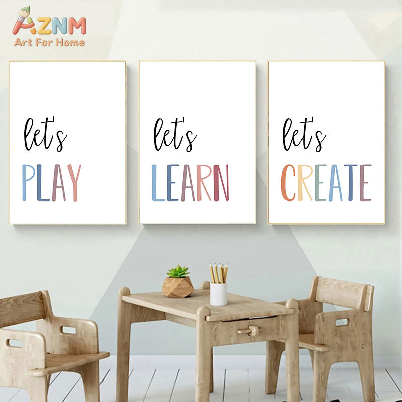 AZNM Let's Read Learn Create C - Kids Education Quote avis et prix