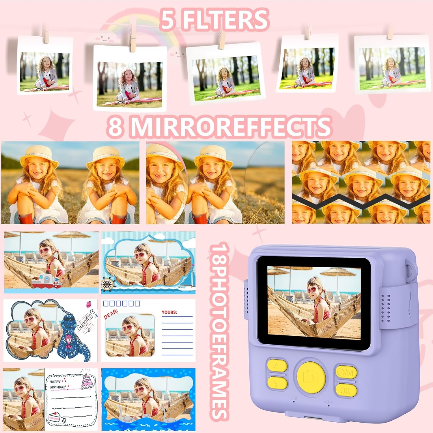 InstantPrint-Appareil photo nu - Kids Education News avis et prix