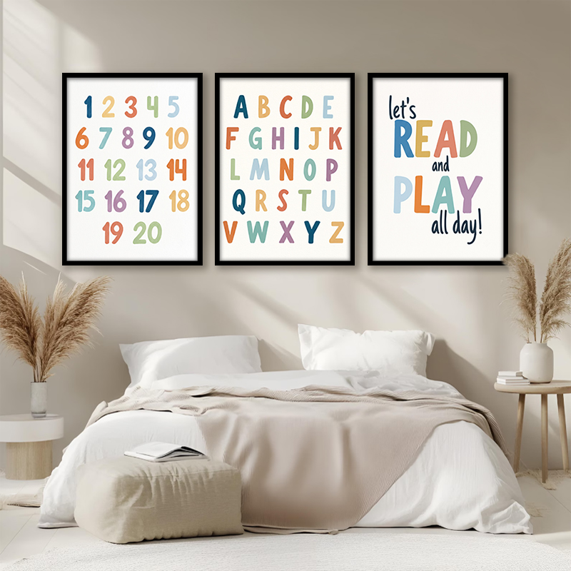 Ensemble d'art mural sur toile - Kids Education Quote avis et prix
