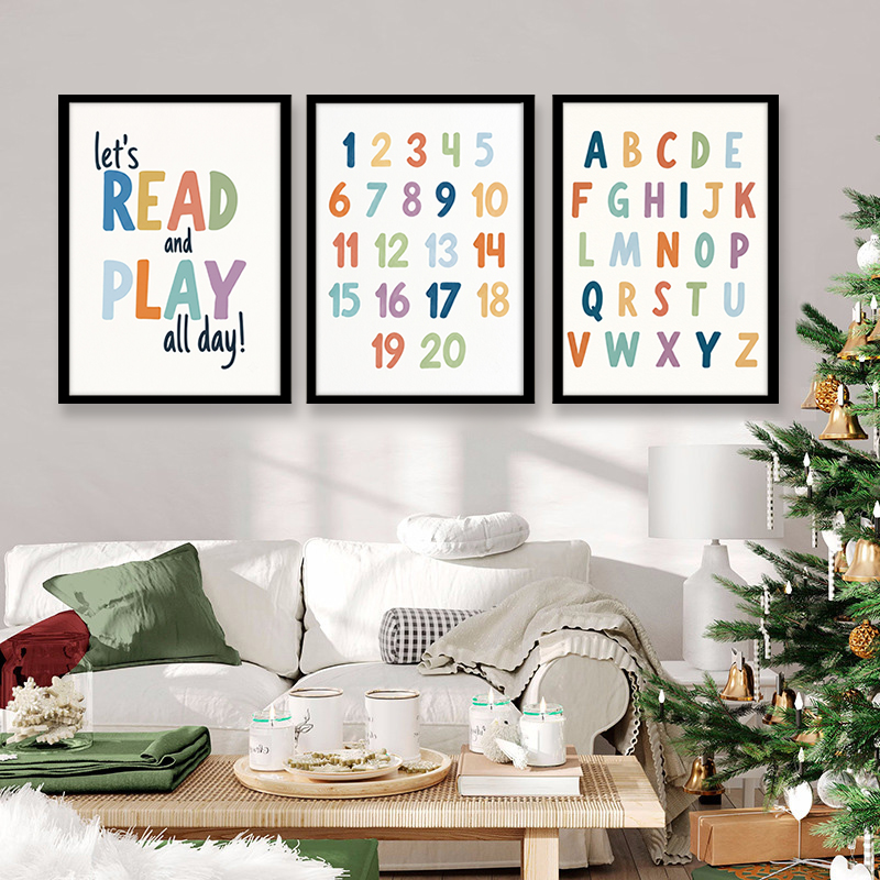 Ensemble d'art mural sur toile - Kids Education Quote avis et prix
