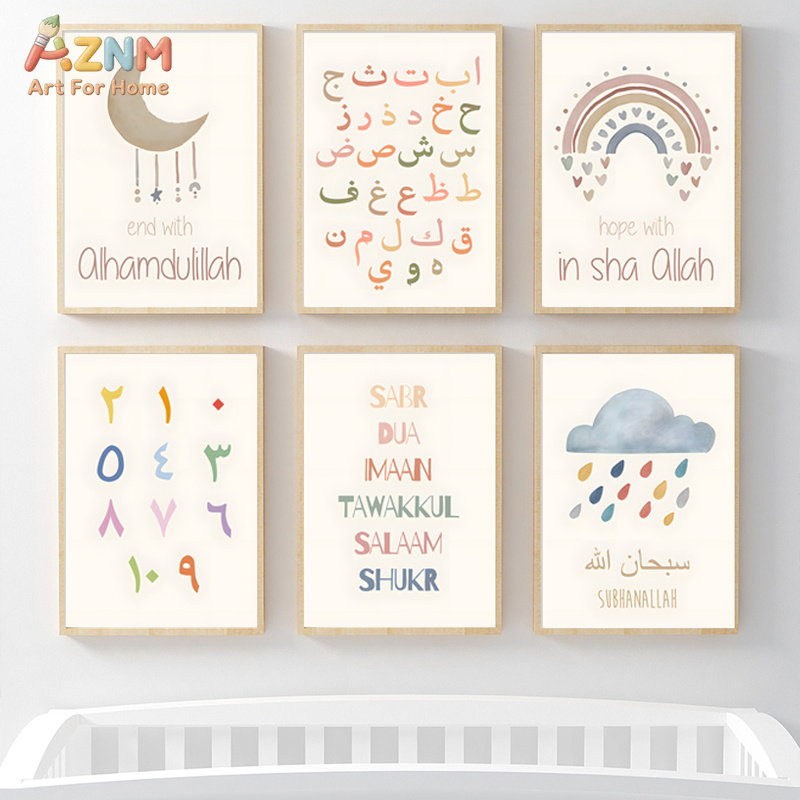 AZNM Affiche sur toile avec ci - Kids Education Quote avis et prix