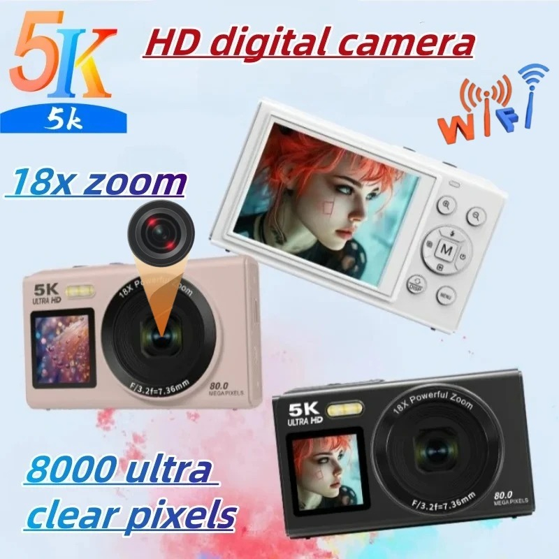Caméra numérique HD 5K WiFi 80 - Kids Education News avis et prix