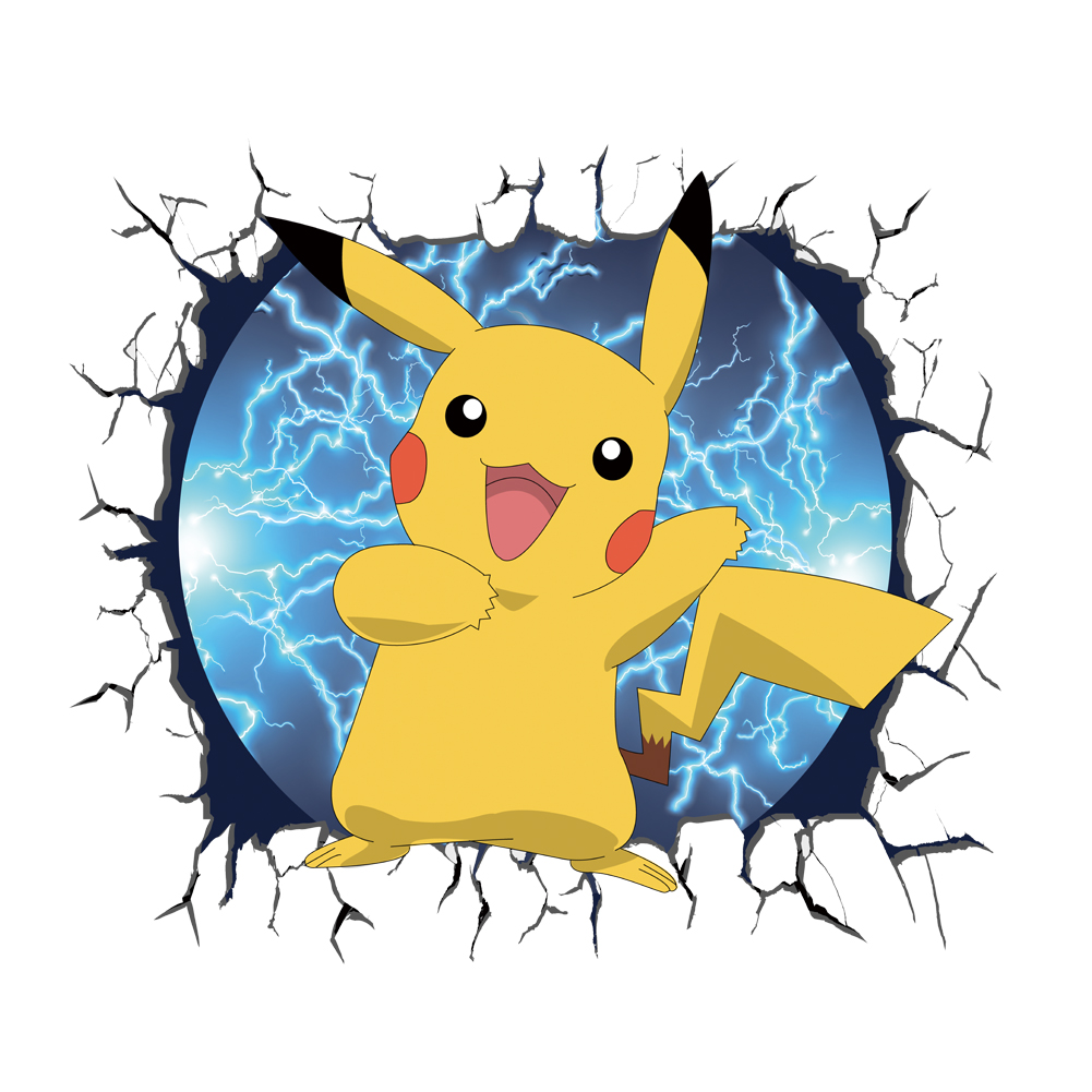 Autocollant mural Pikachu de d - Kids Education Quotes avis et prix