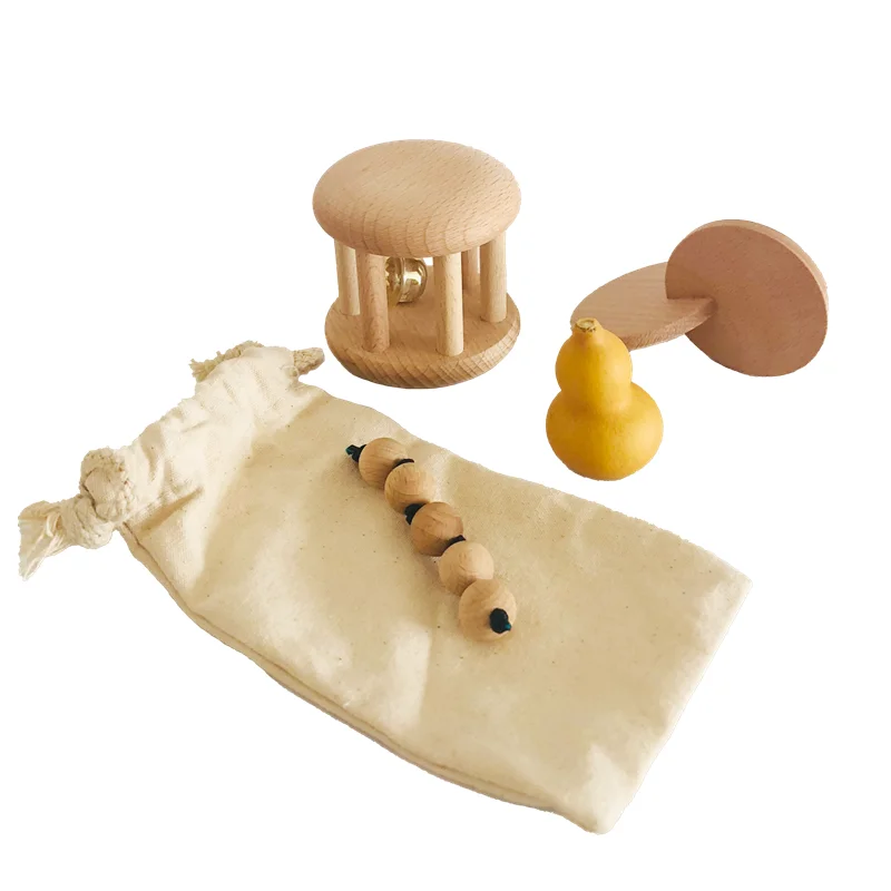 Hochet cloche en bois Montesso - Kids Education Tools avis et prix