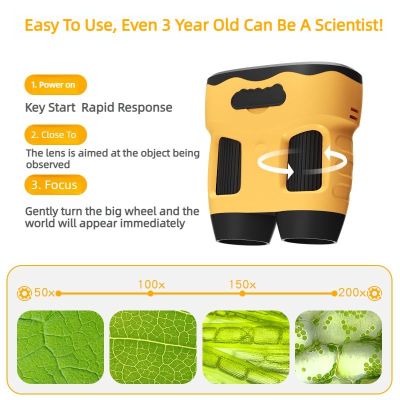 Microscope numérique portable  - Kids Education News avis et prix
