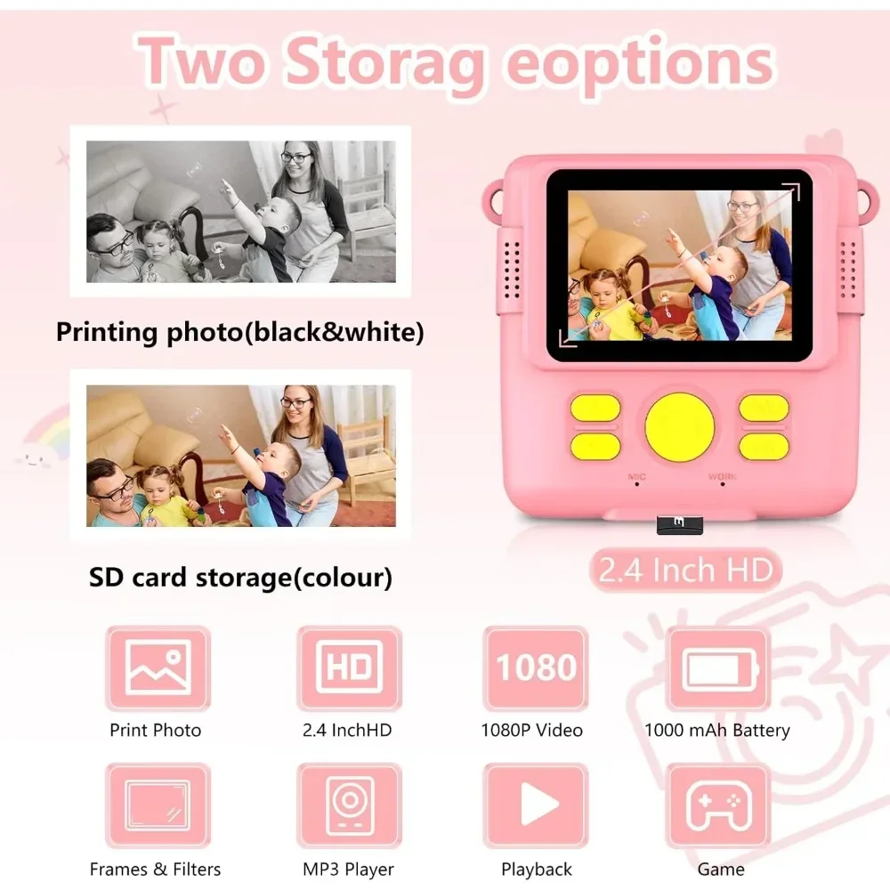 Appareil photo à impression in - Kids Education News avis et prix
