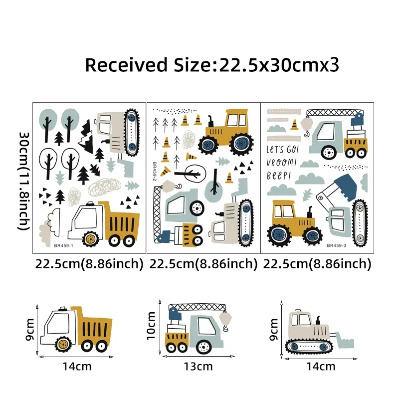 Autocollants muraux de camion  - Kids Education Quotes avis et prix