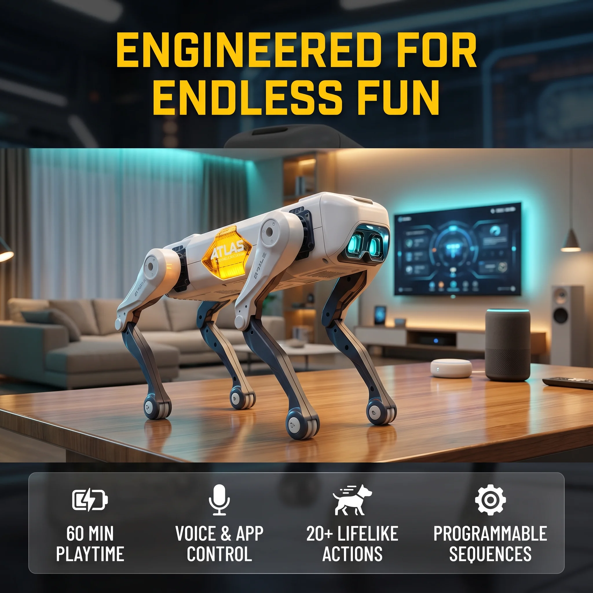 Robot chien intelligent IA, co - Kids Education Gift avis et prix