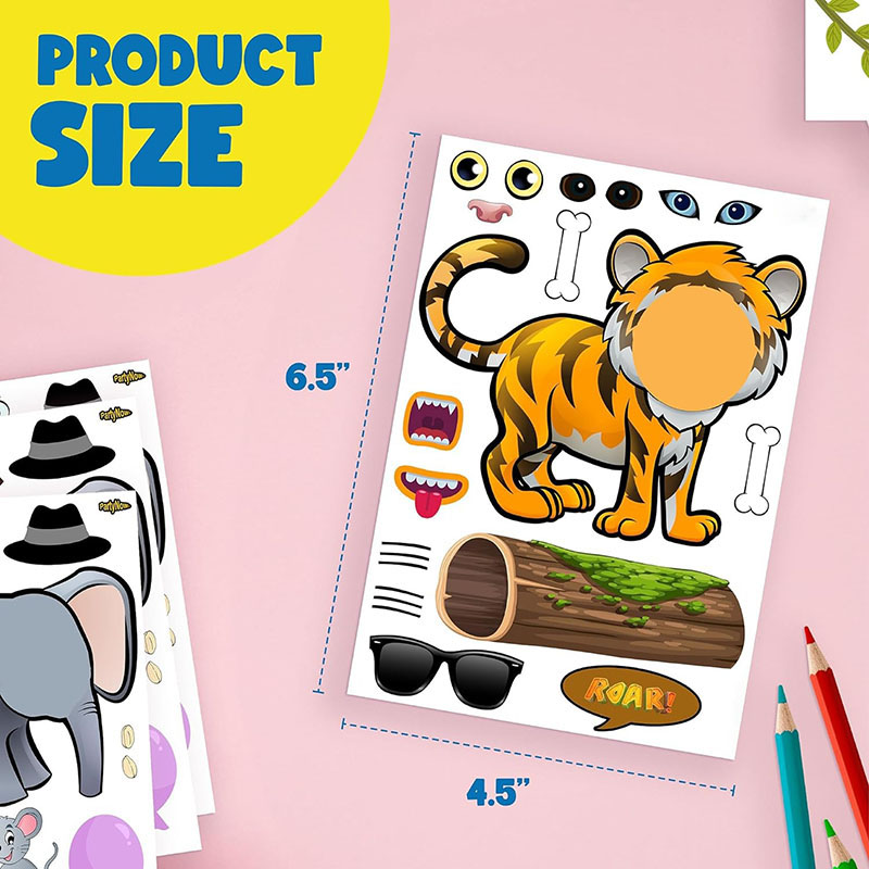 Autocollants d'animaux de safa - Kids Education Money avis et prix